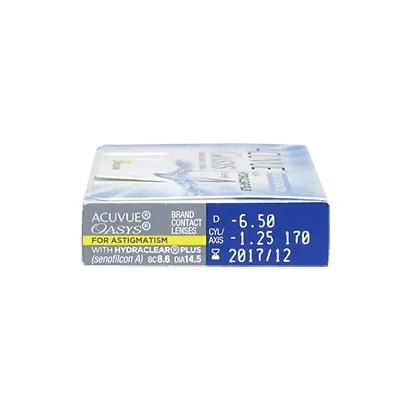 Acuvue Oasys Zweiwöchentliche torische Linsen, 6 Stück