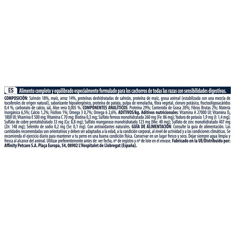 Advance Canine Puppy Sensitive Lachs, 800 g, Hundefutter