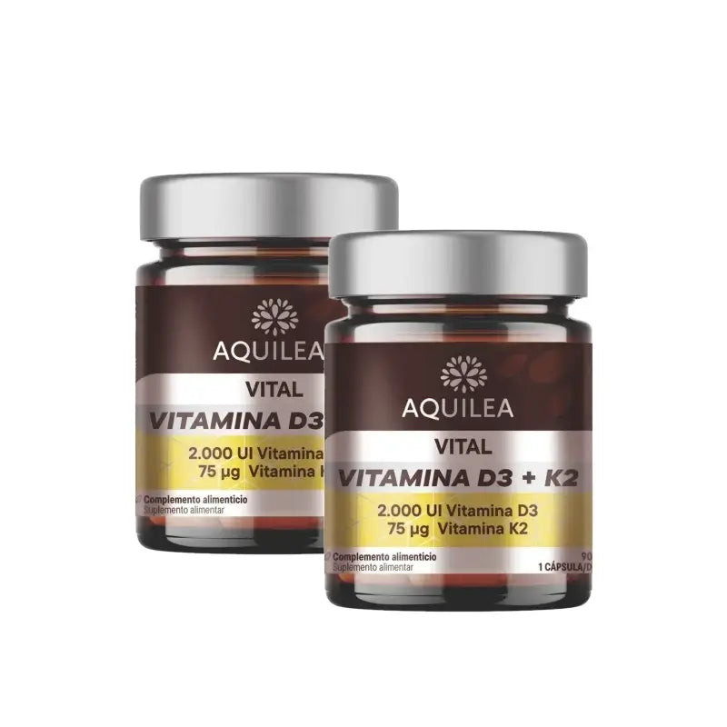 Aquilea Vital Vit D3+K2, 90 Kapseln, 2er-Pack