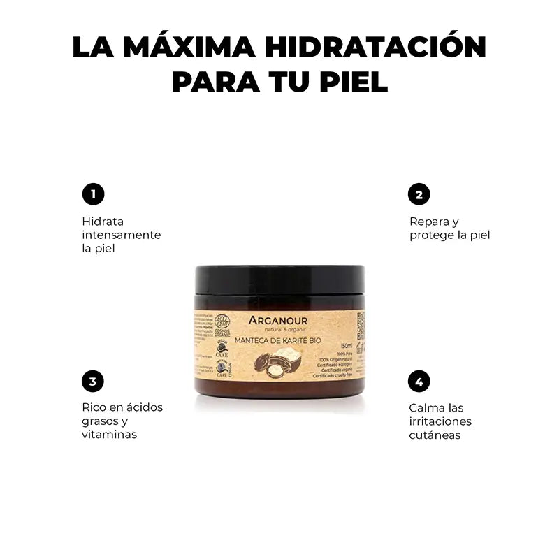 Arganour Shea-Butter Körperlotion, 150 ml