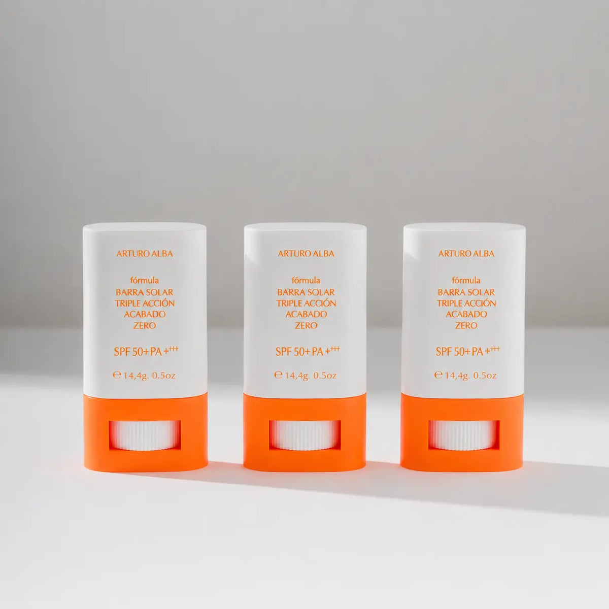 Arturo Alba Formula Triple Action Sunstick Finish Zero 50+Spf 14, 4G , Packung 3