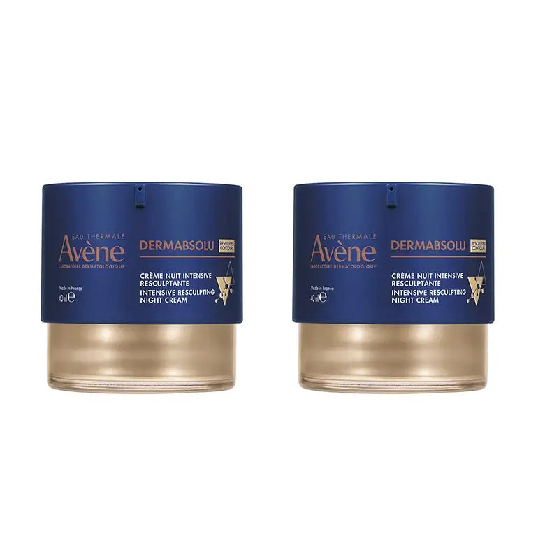 Avène Dermabsolu Intensive Night Remodelling Cream, 2X40Ml