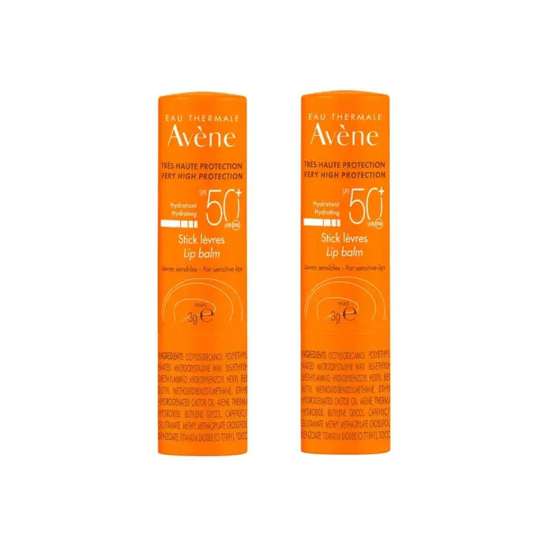 Avène Stick Lippen Spf 50+, 2X3 Gr
