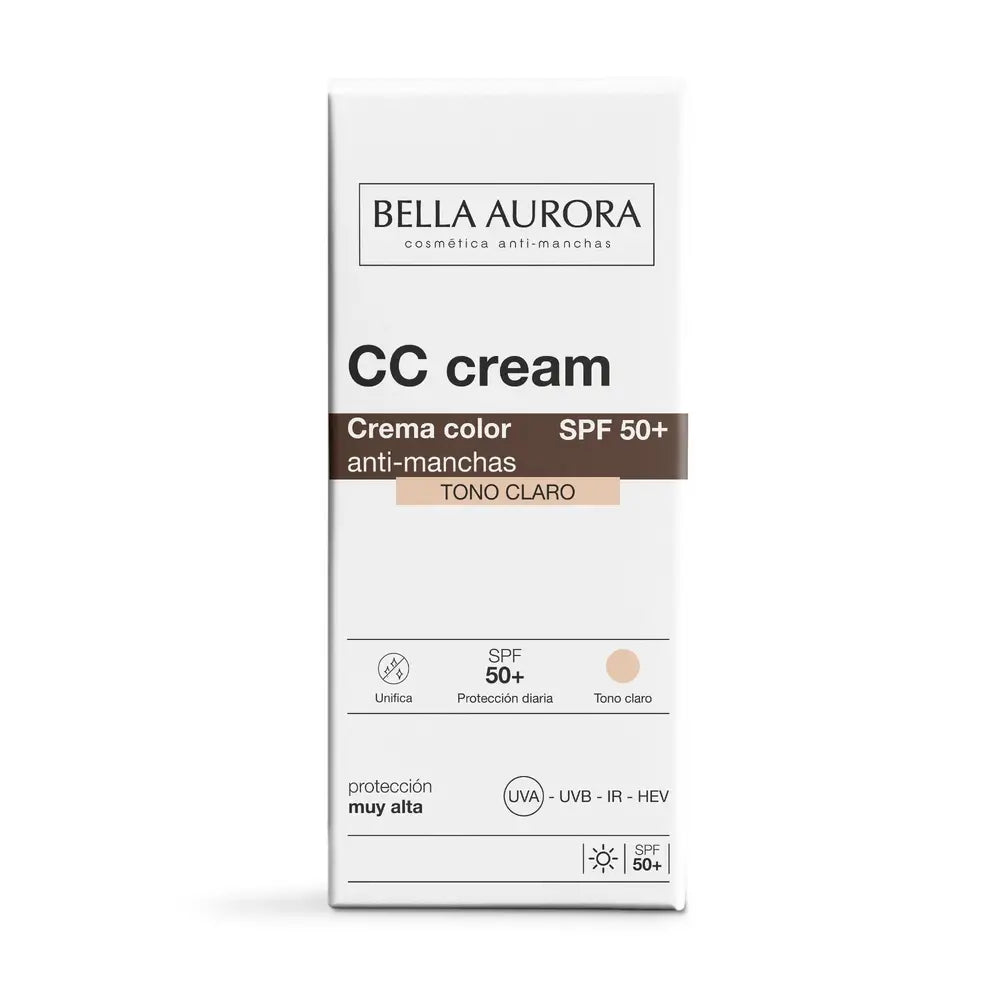 Bella Aurora CC Creme SPF 50+ Heller Farbton 30 ml