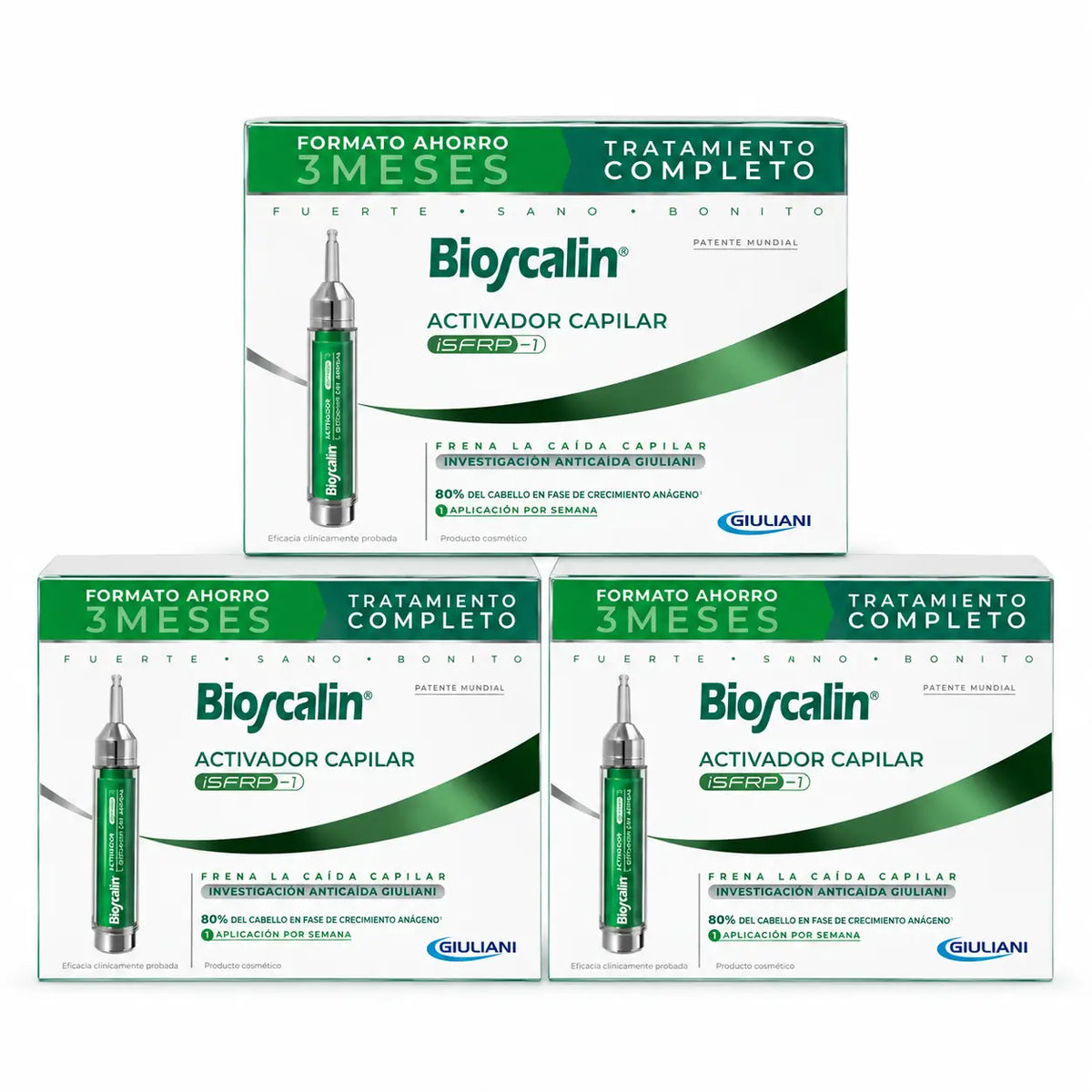 Bioscalin Haarwuchsmittel 2 × 10 ml, 3er-Pack