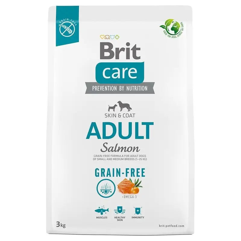 Brit Care Dog Adult Grain Free Salmon 3 kg für Hunde