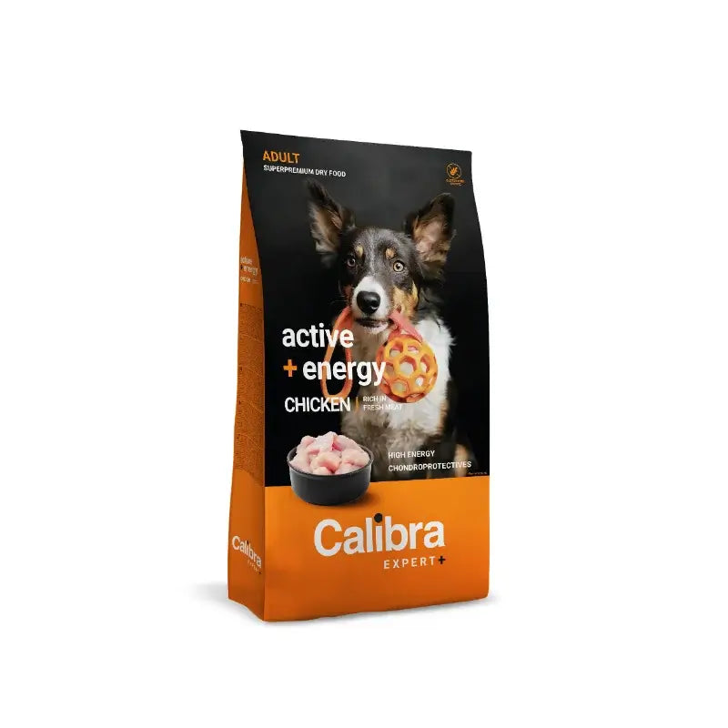 Calibra Dog Expert+ Adult Active & Energy Hühnerfutter 750G