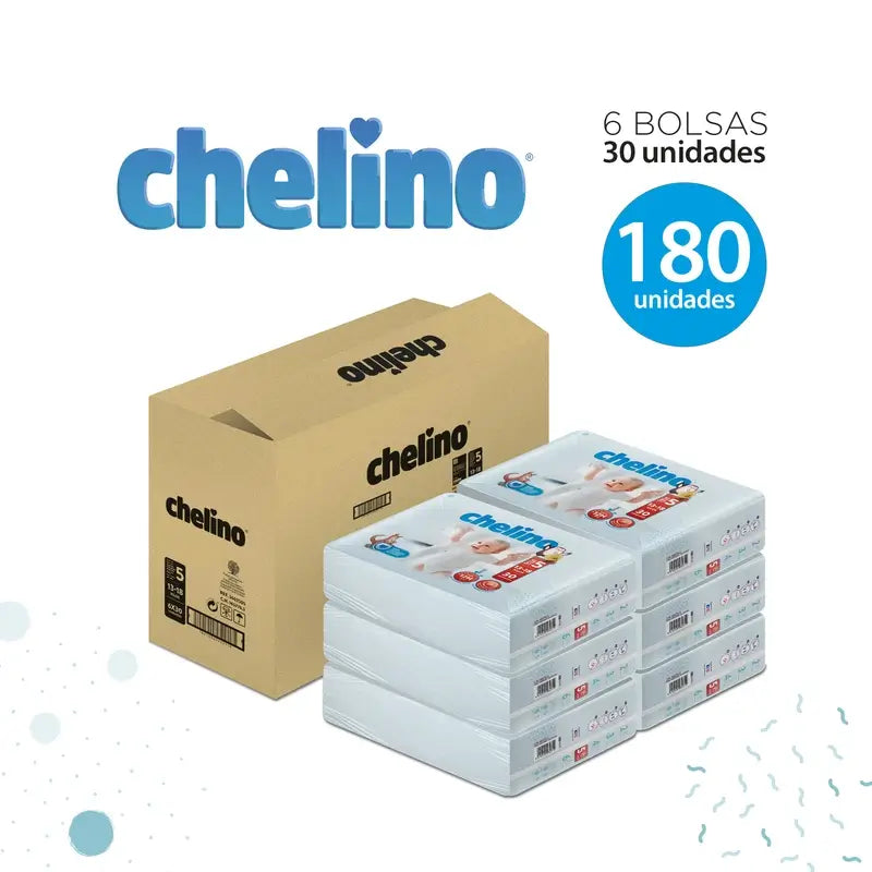 Chelino Windel Größe 5 (13-18 Kg) , 30 Stück