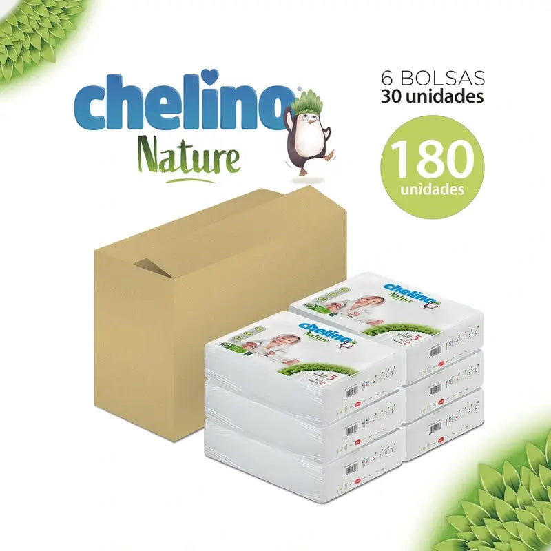 Chelino Nature Windel Größe 5 (13-18 Kg) , 30 Stück