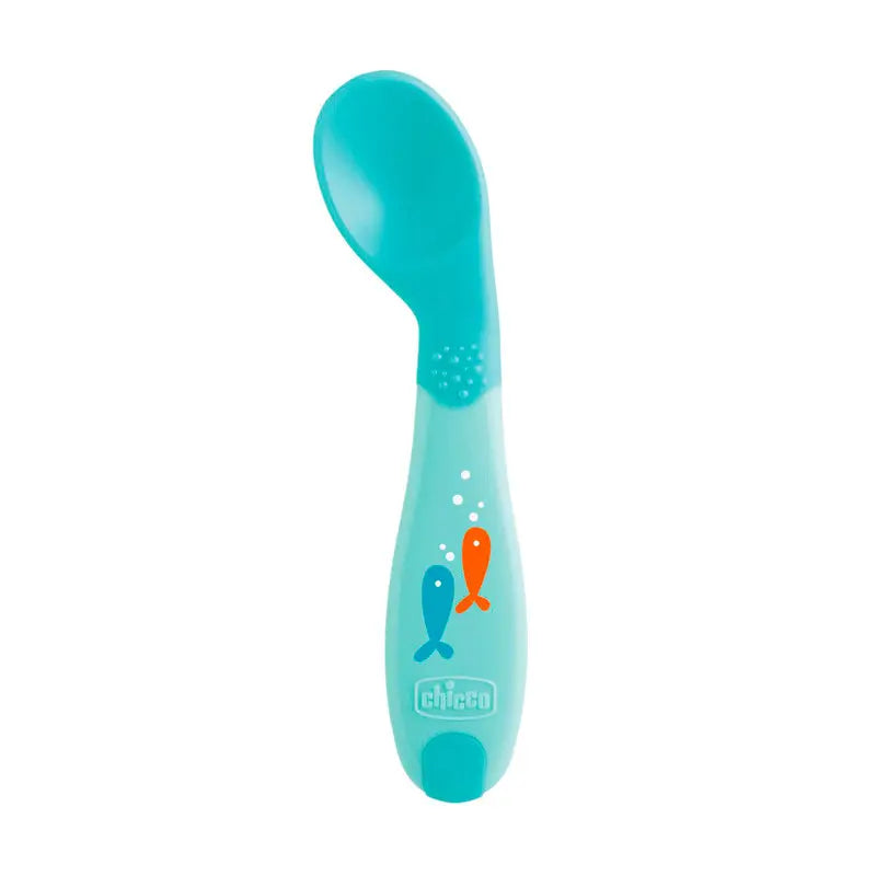 Chicco First Inclined Spoon 8M+ Blue