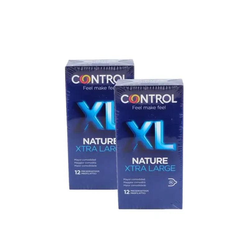 Control Nature XL Condoms, 12-pack, pack of 4