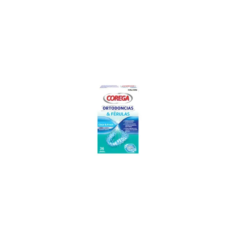 Corega Kieferorthopädie und Zahnschienen, 36 Tabletten