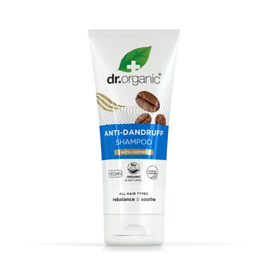 Dr.Organic Anti-Schuppen-Shampoo mit Kaffee, 200 ml
