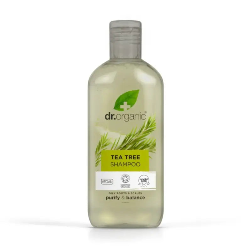 Dr.Organic Teebaum Shampoo für fettiges oder problematisches Haar, 265 ml