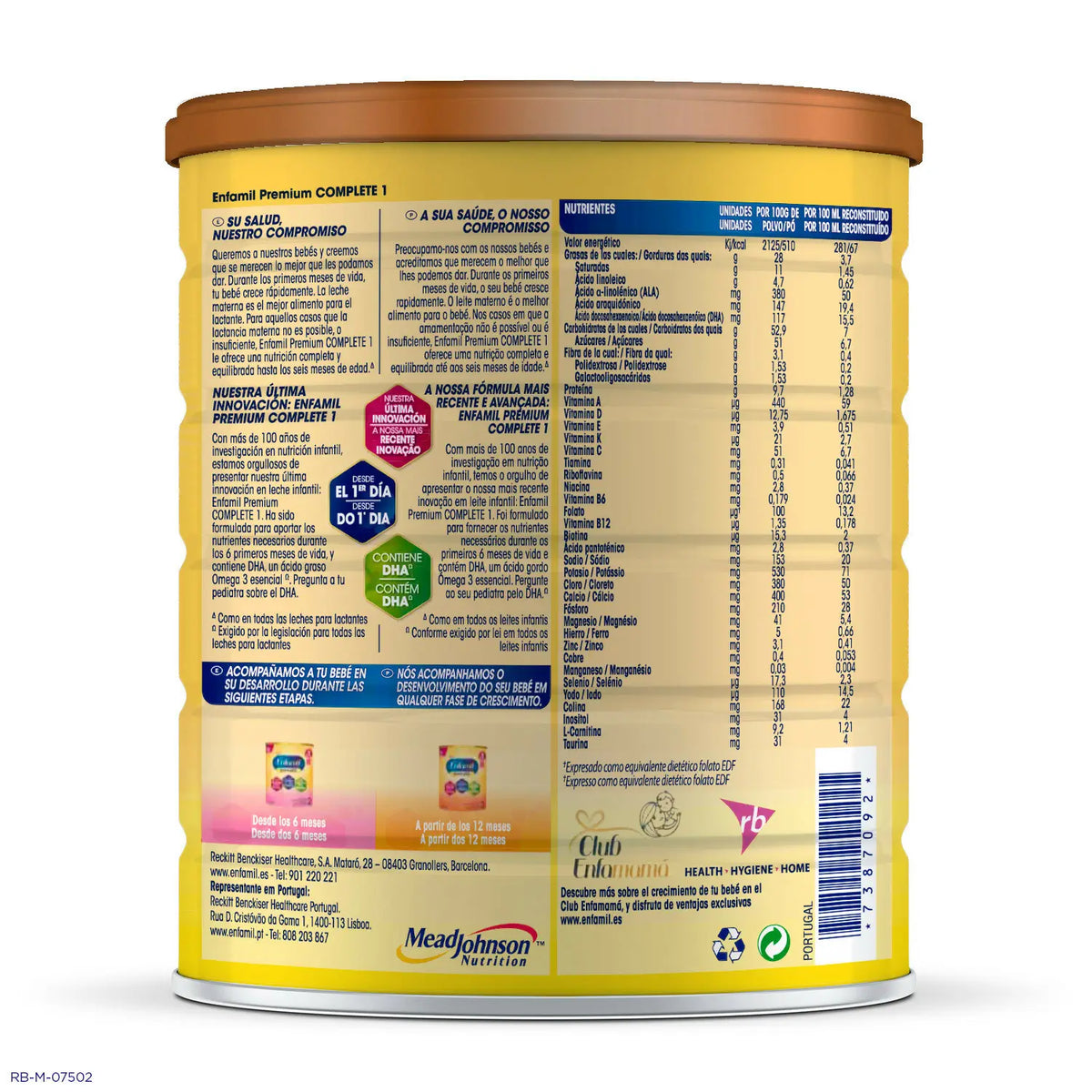 Enfamil Complete 1 Anfangsmilch, 800g