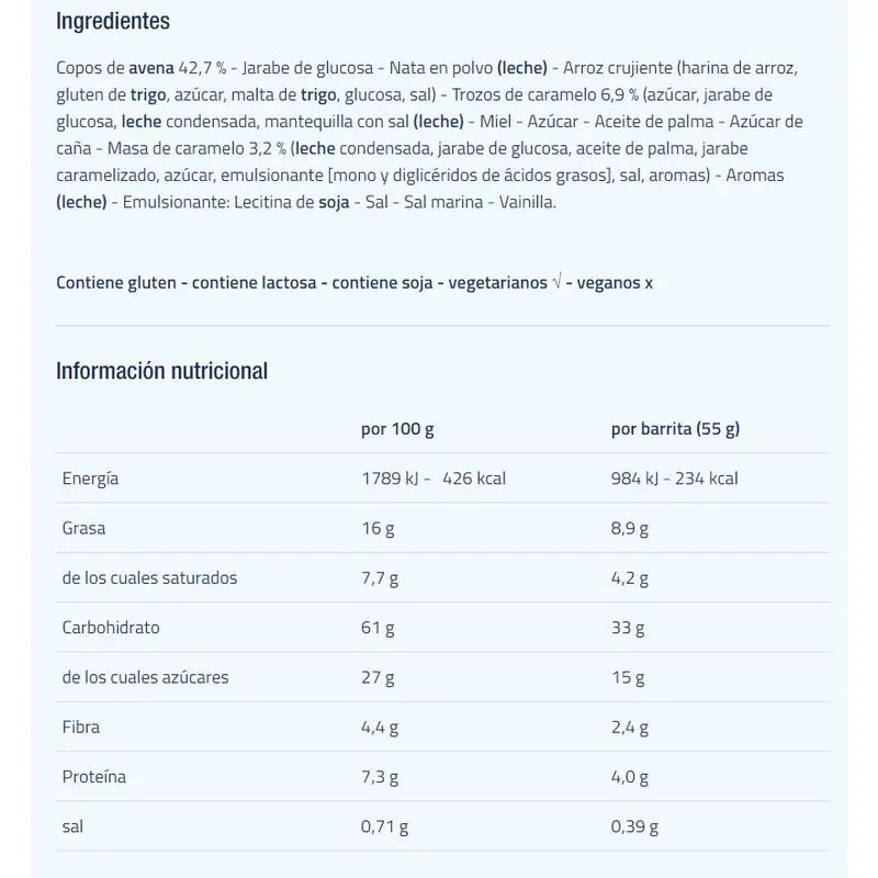Etixx Süßer & salziger Haferriegel 12Sticks