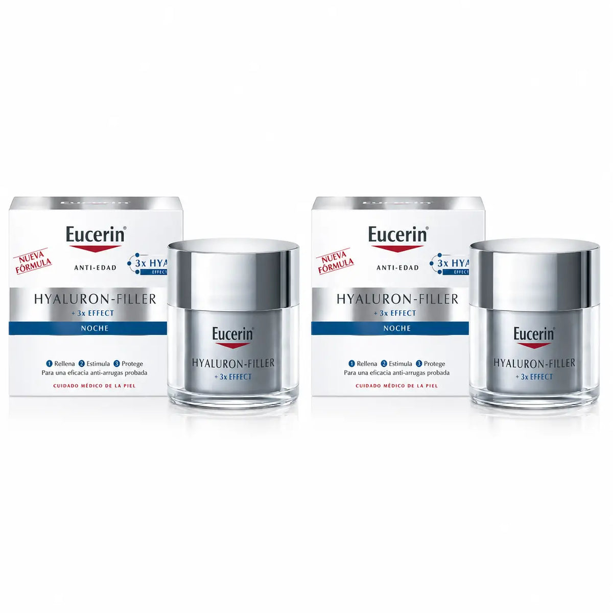 Eucerin Hyaluron Gesichtsauffüller 3X Nachteffekt 50Ml, 2er Pack