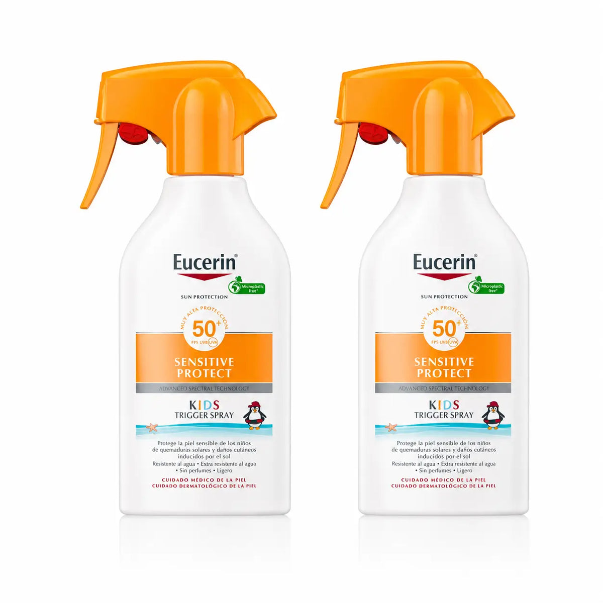 Eucerin Solar Sensitive Protect Kinder Spray Fps 50+ 250ml, 2er Pack