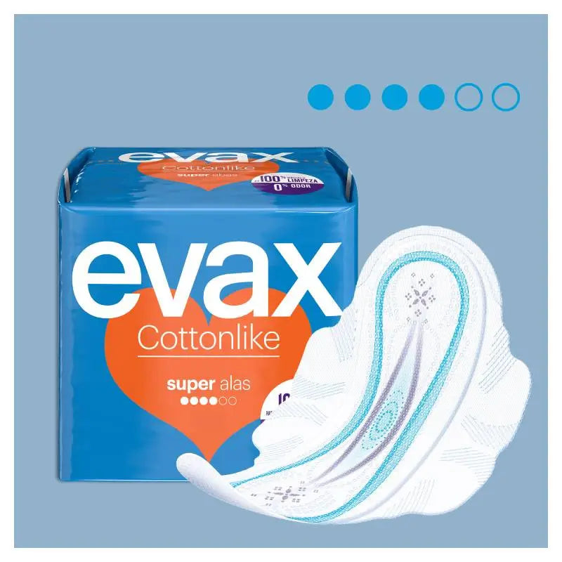 Evax Cottonlike Super Pads mit Flügeln 12 Stück
