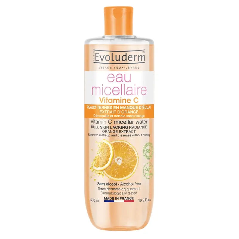 Evoluderm Vitamin C Micellar Wasser, 500 ml