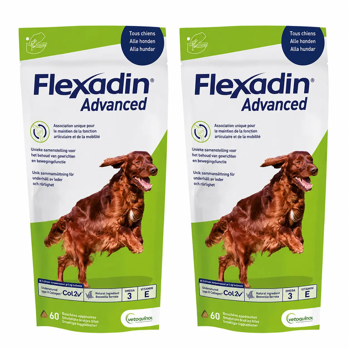 Flexadin Advance Chondroprotector für Hunde, 2X60 Tabletten