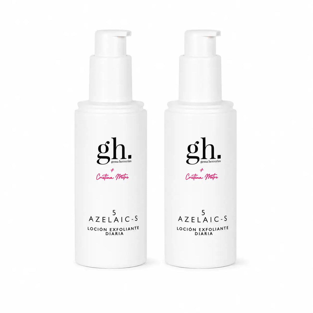 Gema Herrerías Pack 5 Azelaic-S Cristina Mitre Tägliches Peeling Lotion, 2 x 150 Ml