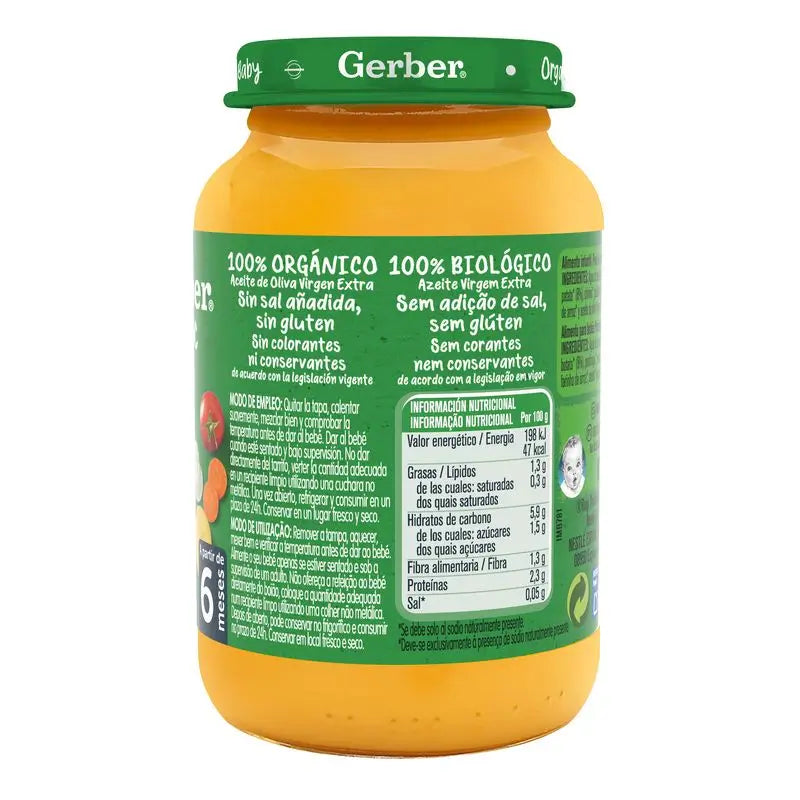 Gerber Bio-Gemüse Kalbfleisch, 190 g