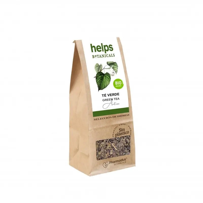 Hilft Balance Eco Grüner Tee Bulkbeutel, 50 Gramm