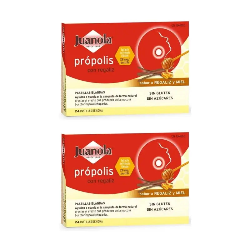 Juanola Propolis Lakritze, 2X24 Tabletten