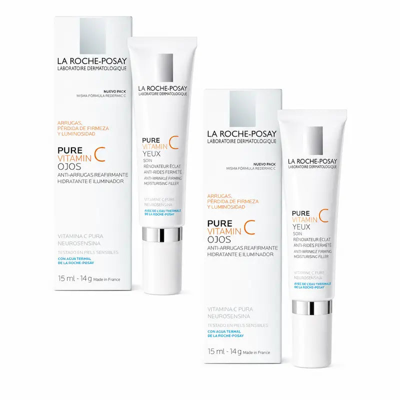 La Roche Posay Reines Vitamin C für die Augen, Packung 2 x 15 ml