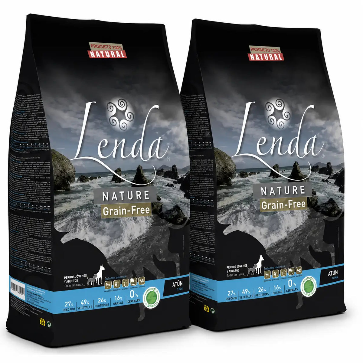 Lenda Dog Nature Körnerfreier Thunfisch, 2 X 12 kg