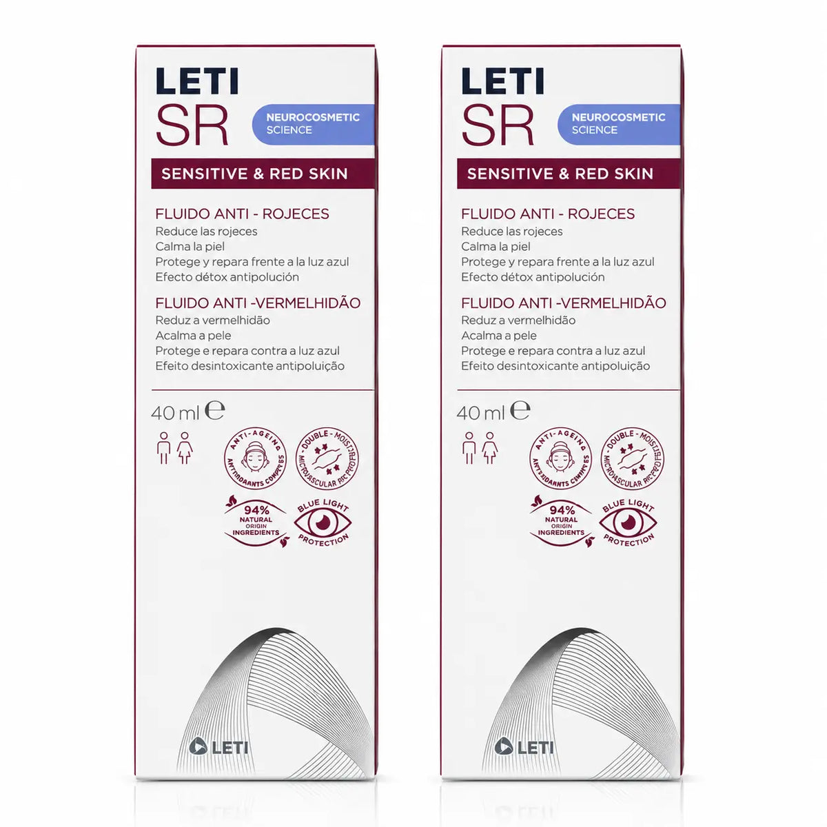 Leti SR Anti-Rötungen Fluid, 40 ml Packung 2