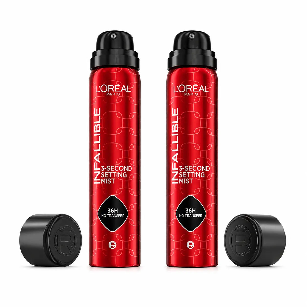 L'Oréal Paris Infaillible 36H Wasser- und ölbeständiges Haltespray, 2er-Pack