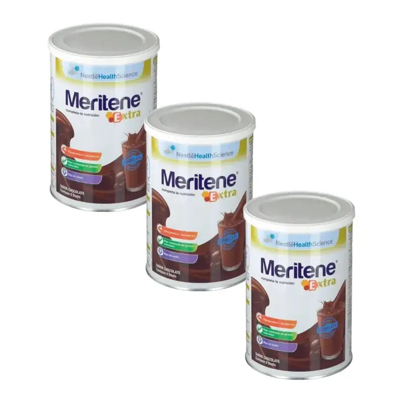 Meritene Extra Milchshake Schokoladengeschmack, 3X450 Gr