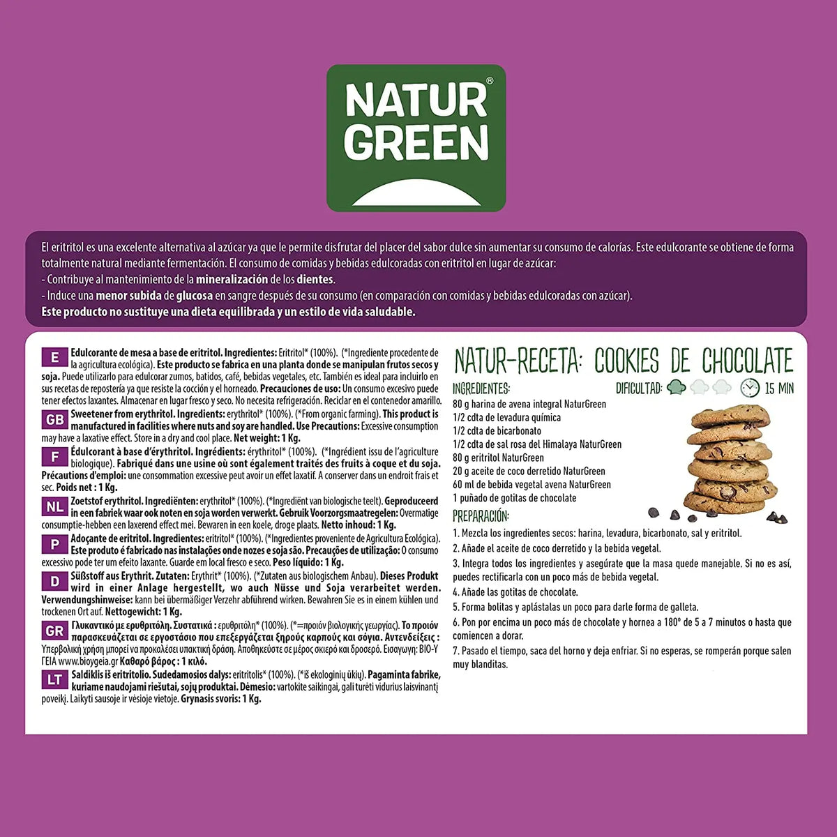 Naturgrün Eritrinol Bio, 1Kg