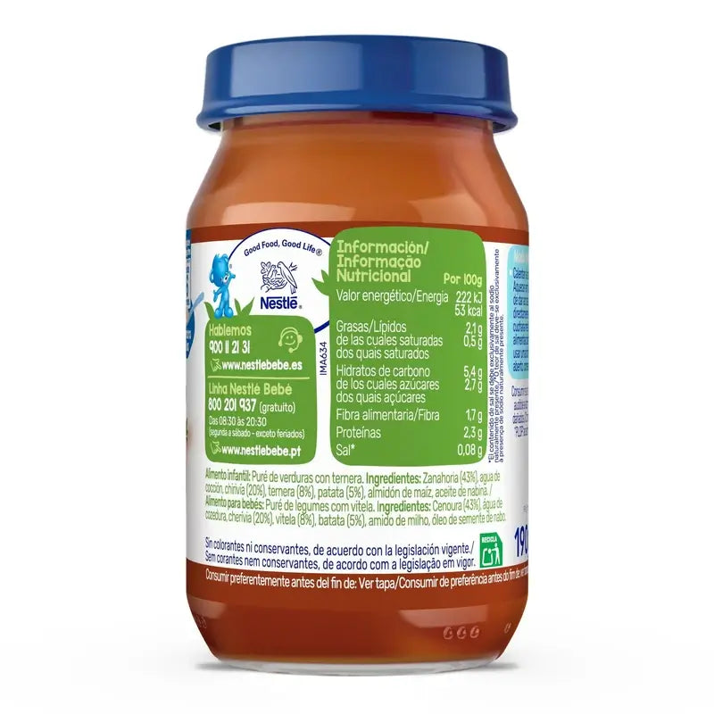 Nestlé Savoury Rindfleisch Savoury Garden Glas, 190g