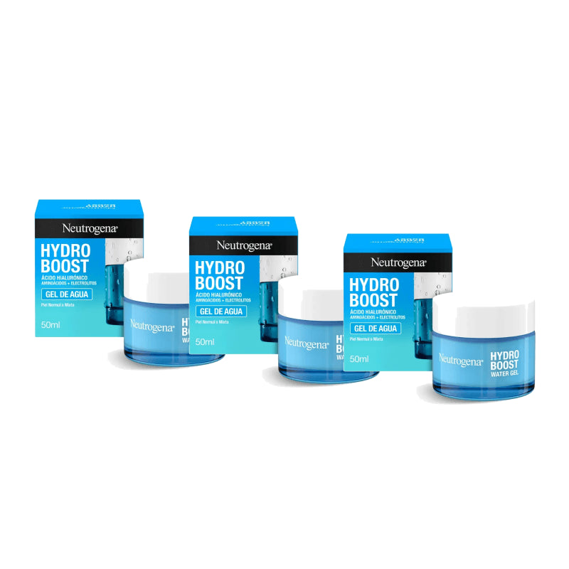 Neutrogena Hydro Boost Feuchtigkeitsgel-Creme für normales und Mischhaut, 3er-Pack à 50 ml