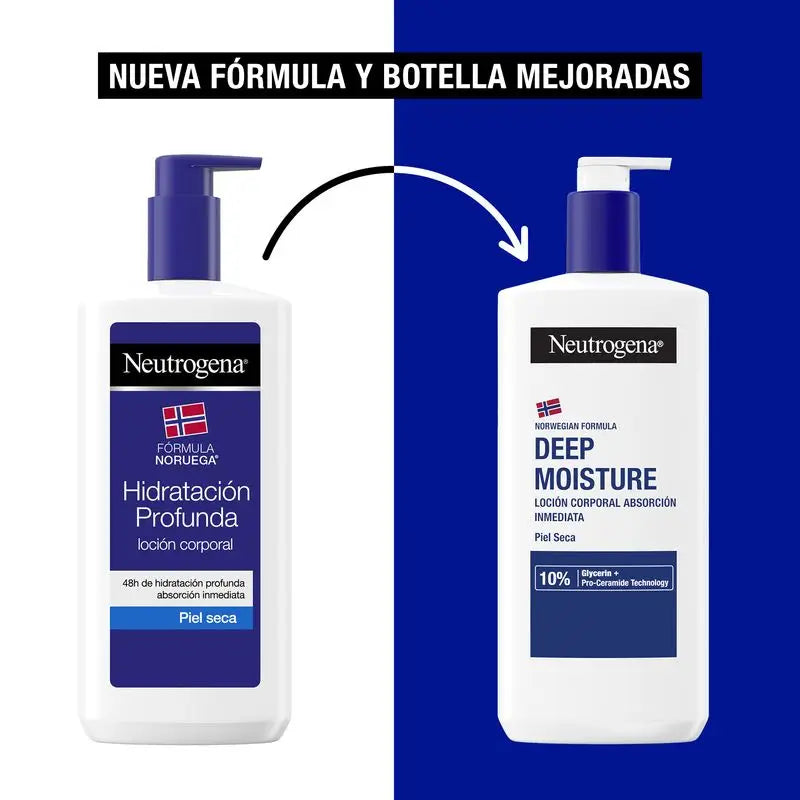 Neutrogena Trockene Haut Körper Feuchtigkeitscreme Pack, 2x750 ml