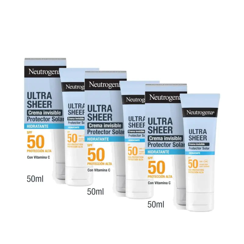 Neutrogena Ultra Sheer Unsichtbare Feuchtigkeitscreme LSF 50, 3er-Pack à 50 ml