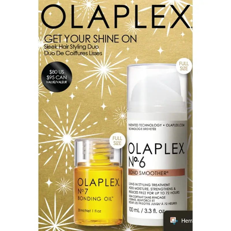 Olaplex Get Your Shine On Sleek Hair Styling Set Glattes Haar