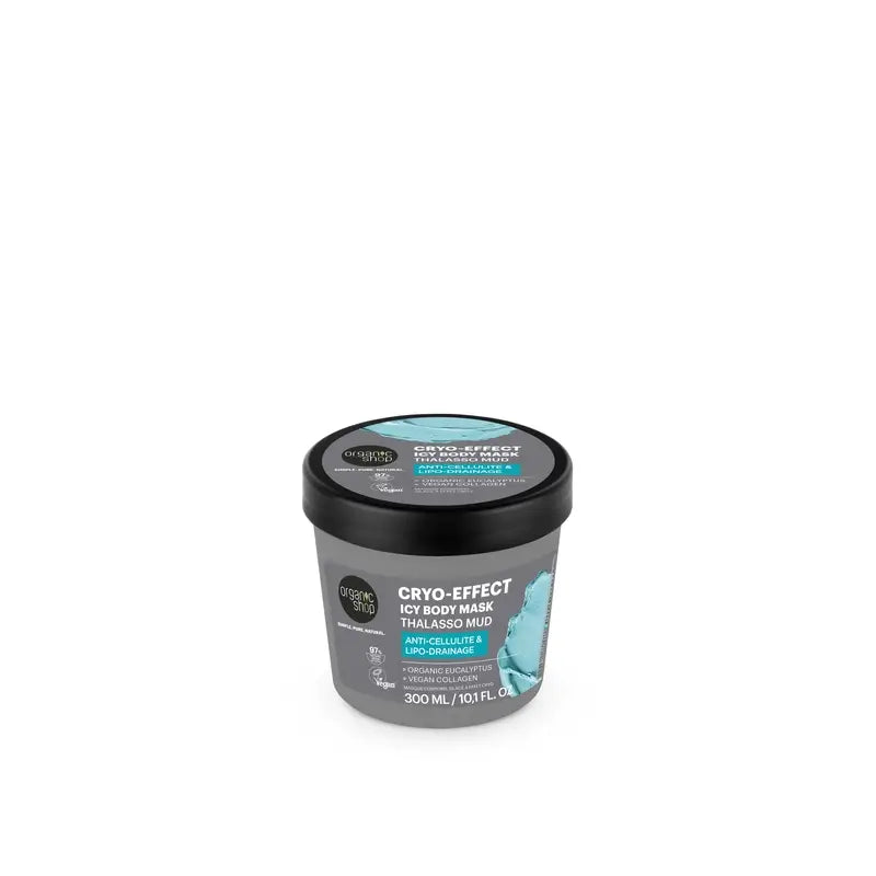 Organic Shop Anti-Cellulite-Maske mit Kühleffekt, 300 ml