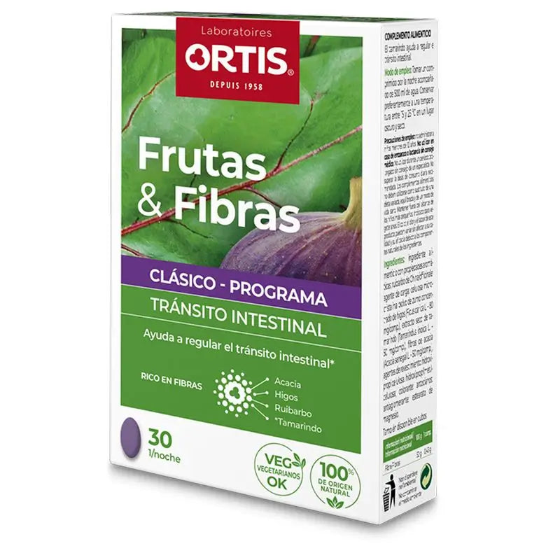 Ortis Fruits & Fibres Classic, 30 Tablets