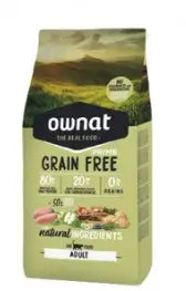 Ownat Prime Feline Feline Adult Grain Free 1kg, Katzenfutter