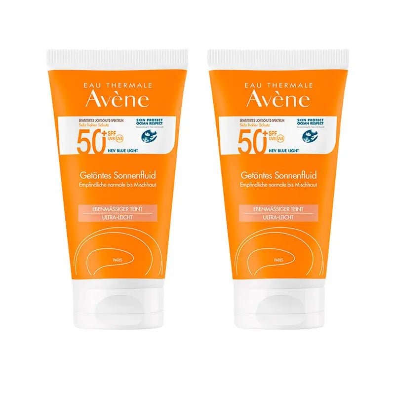 Avène Sun Fluid SPF50+ Colour 2x50 ml