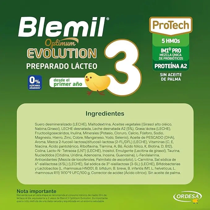 Blemil Optimum Evolution 3 Aufwuchermilch, 8X800g