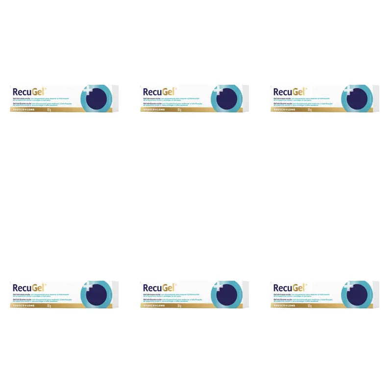 Recugel Ophthalmisches Gel, Packung 6 x 10 gr