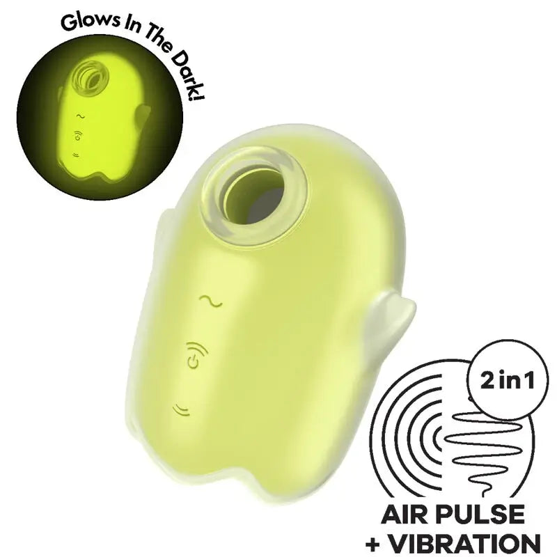 Satisfyer Glowing Ghost Air Pulse & Vibrator Gelb