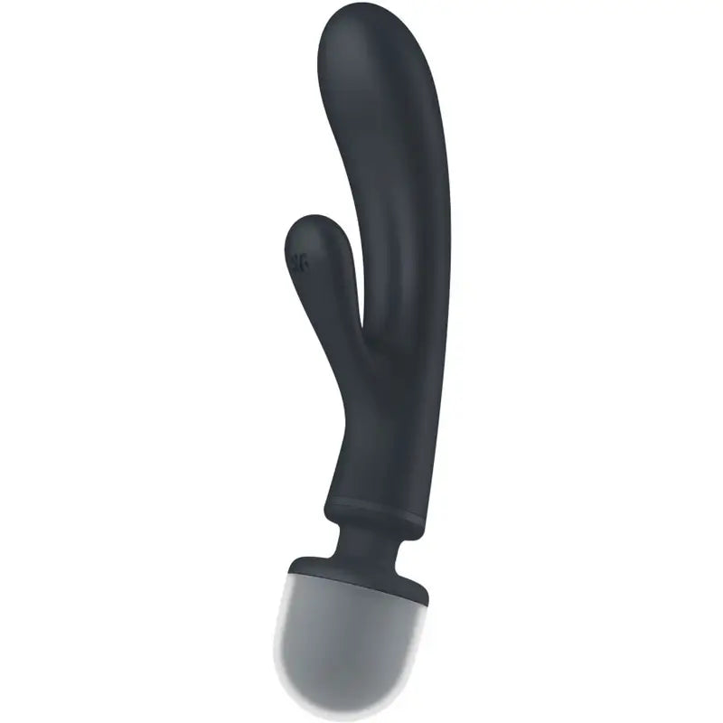 Satisfyer Dreifach-Liebhaber Kaninchen Vibrationsmassagegerät Grau