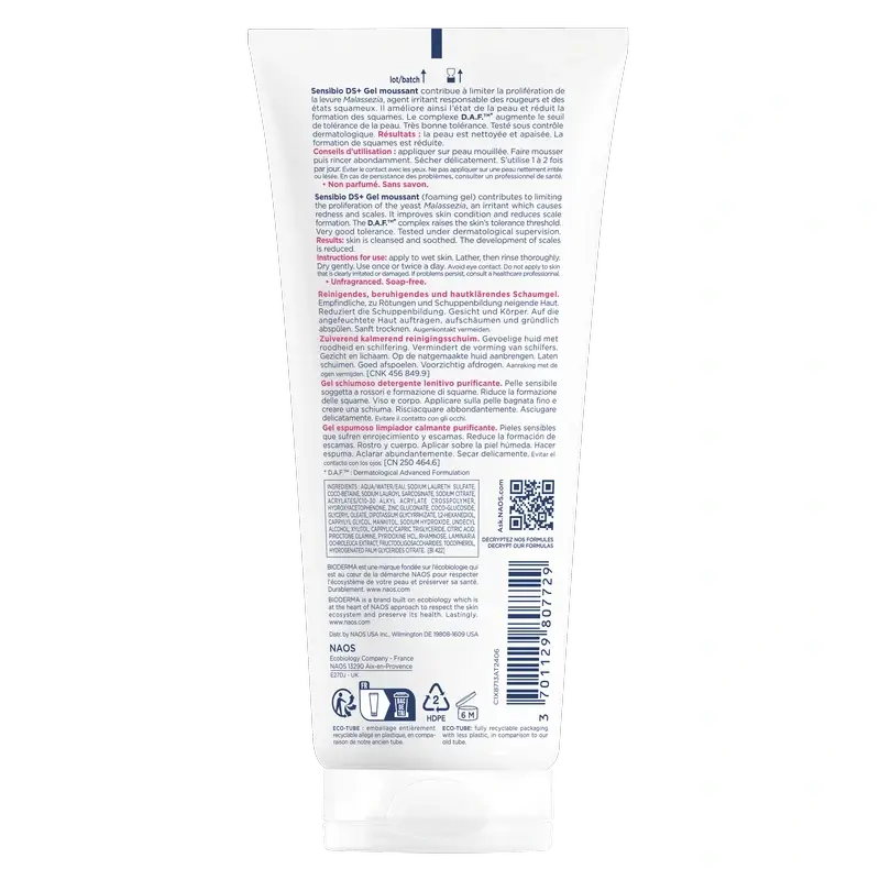 BIODERMA Sensibio Ds+ Reinigungsgel 200 ml