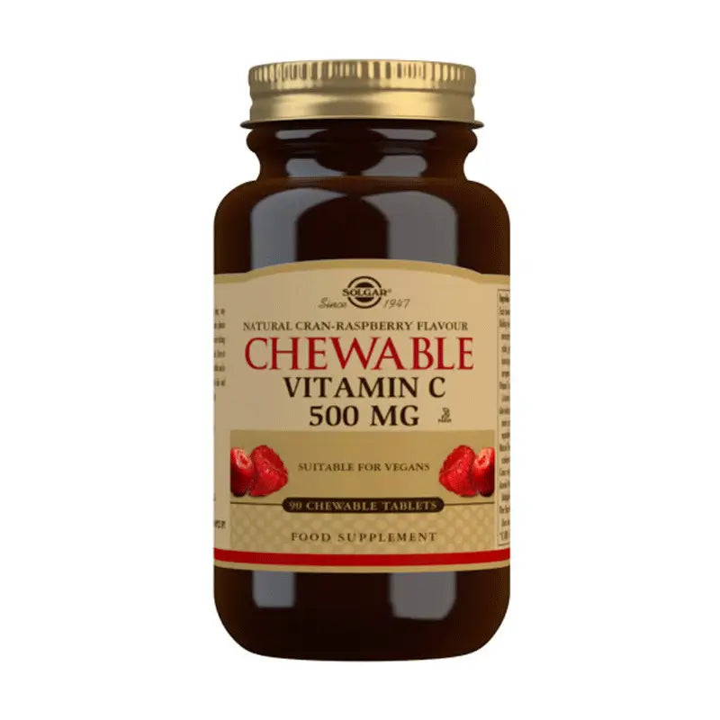 Solgar Vitamin C Chewable Raspberry, 90 tablets